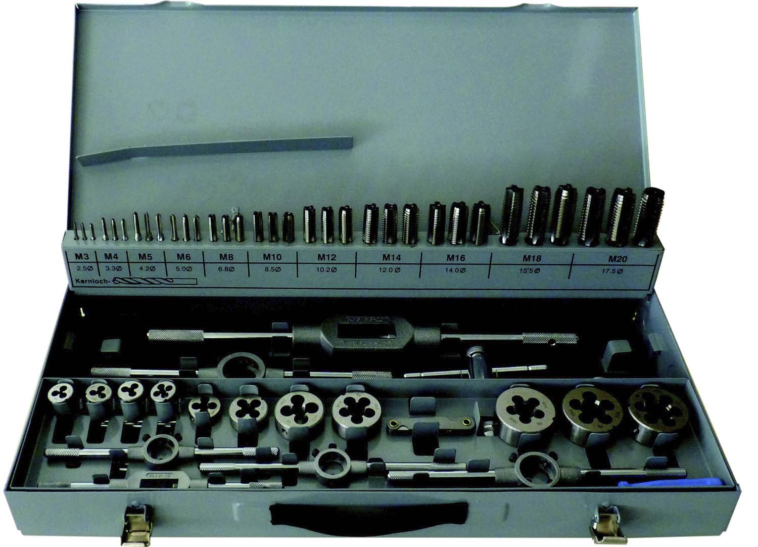 Coffret tarauds filieres 56 pcs DRAKKAR EQUIPEMENT - 14723