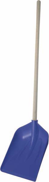 Pelle à grain/à neige PVC bleue 350mm avec manche 1,1m DIMARTINO - 14944