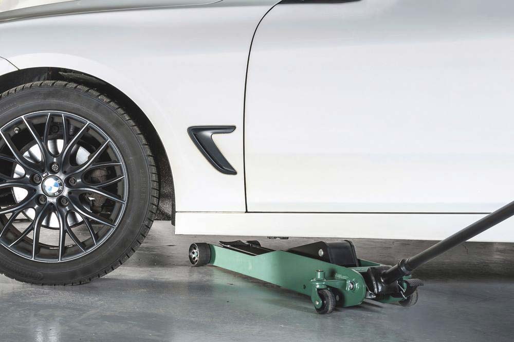 Cric rouleur 1,4T levée 77/715mm longueur 1050mm Surbaissé COMPAC - 15039