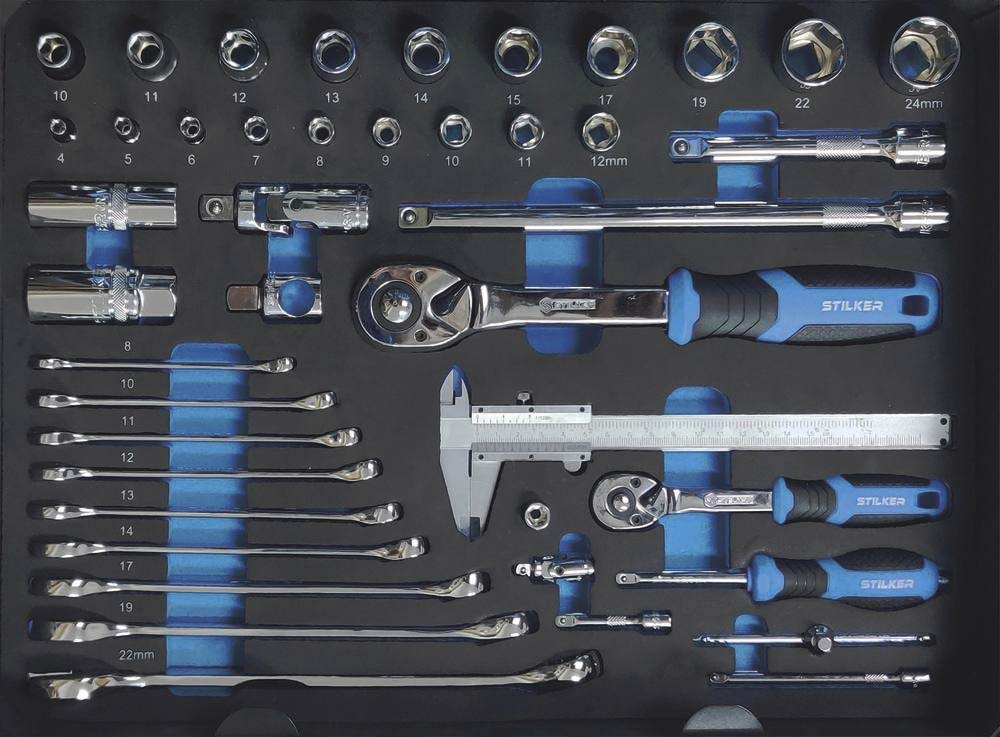 Mallette de dépannage en aluminium 133 pièces STILKER - 15155