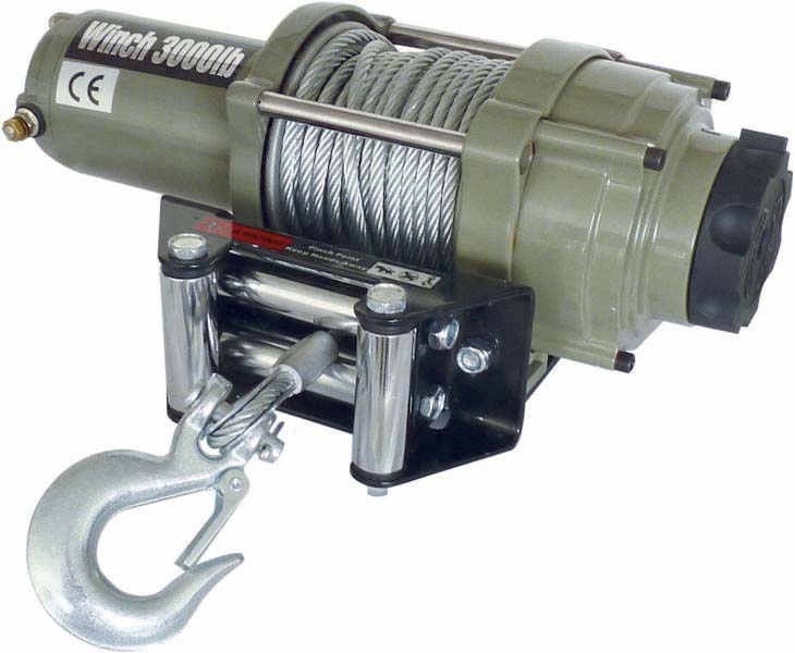 Treuil de traction electrique 12v 1300kg DRAKKAR EQUIPEMENT - 15243