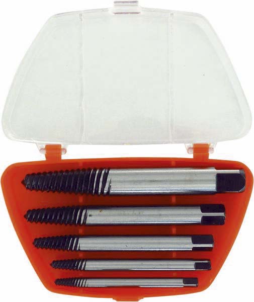 Jeu 5 extracteurs de vis chrome molyb/blister DRAKKAR TOOLS - 15407