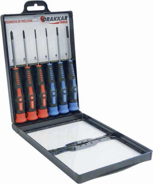 Jeu 6 mini tournevis de precision RHODIUS - 15423