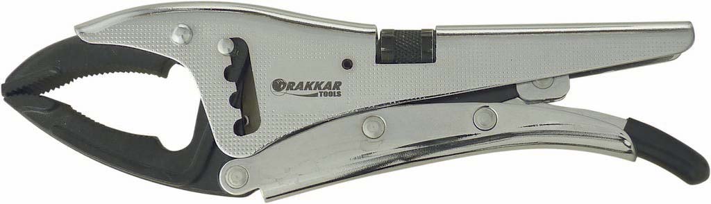 Pince étau à 4 crans 250mm réglage par molette DRAKKAR TOOLS - 15495