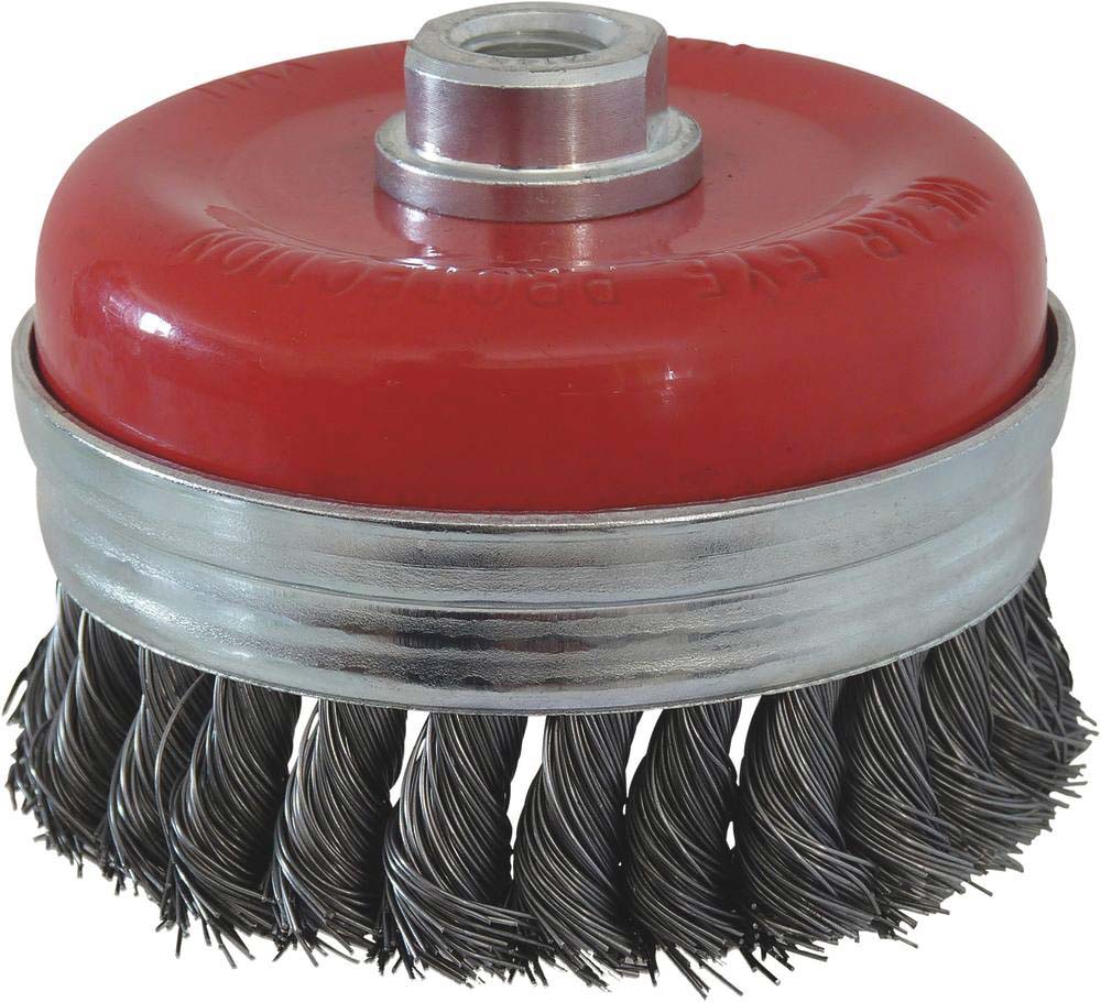 Brosse forme coupe boisseaux m14 100mm mêches torsadées DRAKKAR TOOLS - 15504