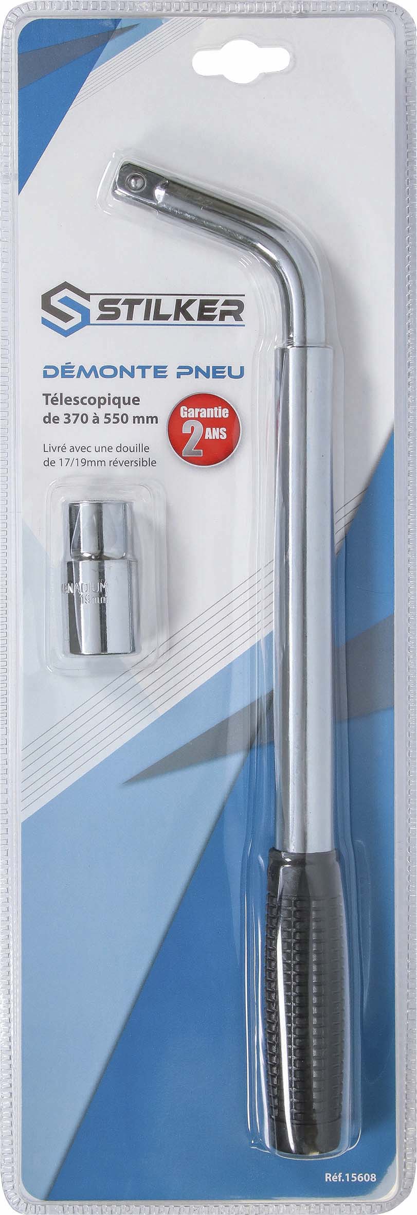 Démonte roues/pneus télescopique douille 17/19mm STILKER - 15608