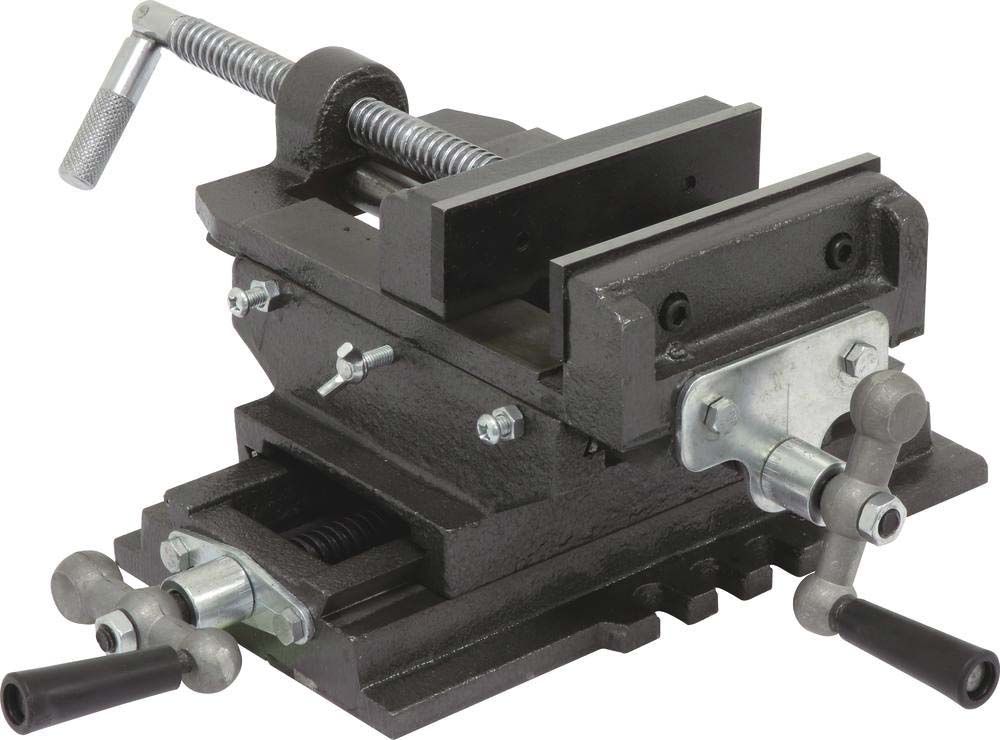 Etau 100mm à double translation base fixe pour perceuse sur colonne DRAKKAR - 15633