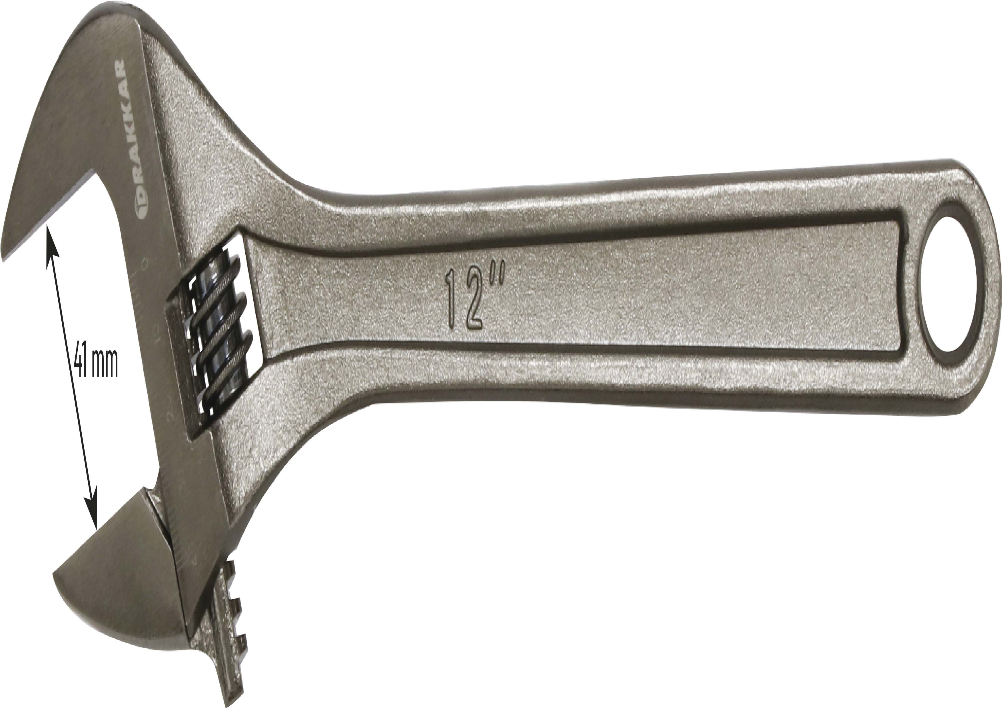 Cle a molette 12 pouce 300mm s/carte dt DRAKKAR TOOLS - 15666