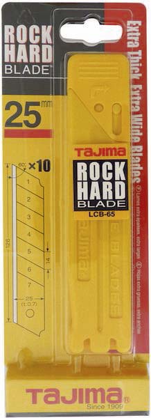 Lame sécable de 25mm - distributeur de 10 pcs TAJIMA - 15834