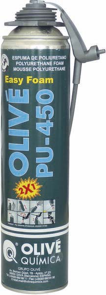 Mousse pu expansive manuel aerosol 750ml OLIVE - 15875