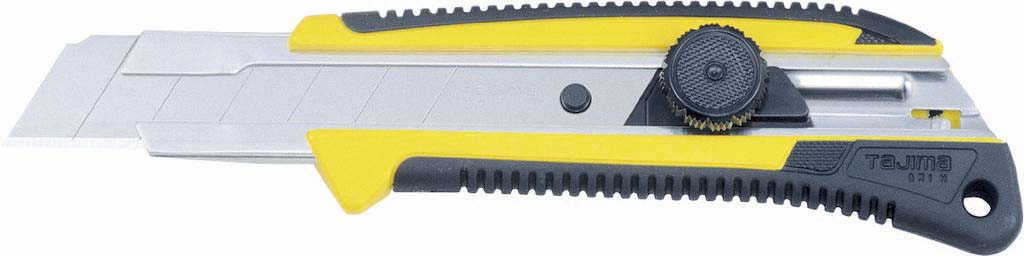 Cutter grip antiderapant 25mm+verr.molette TAJIMA - 15884