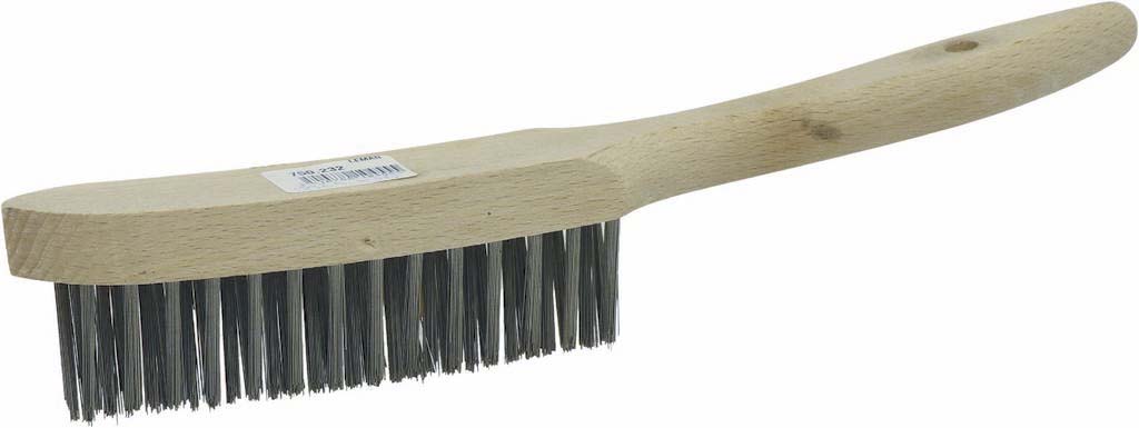 BROSSE MANUELLE EN V SPECIALE SOUDURE 295X145X35 FIL ACIER--15924