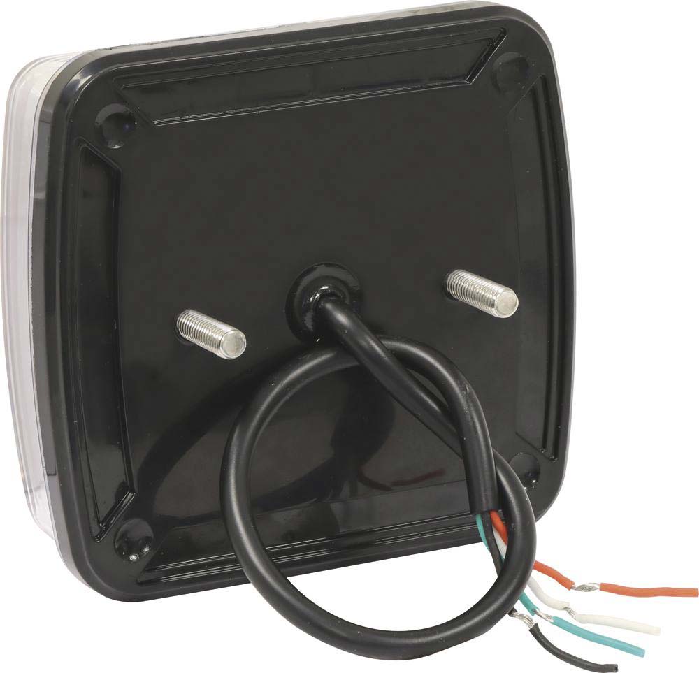 Feu arrière carré led 12/24v 4 fonctions SODIFLASH - 16050