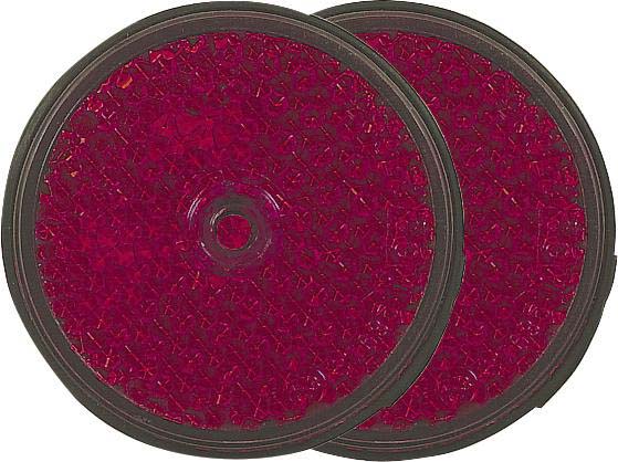 Catadioptre rouge trou central diam.61 AJ.BA - 16086