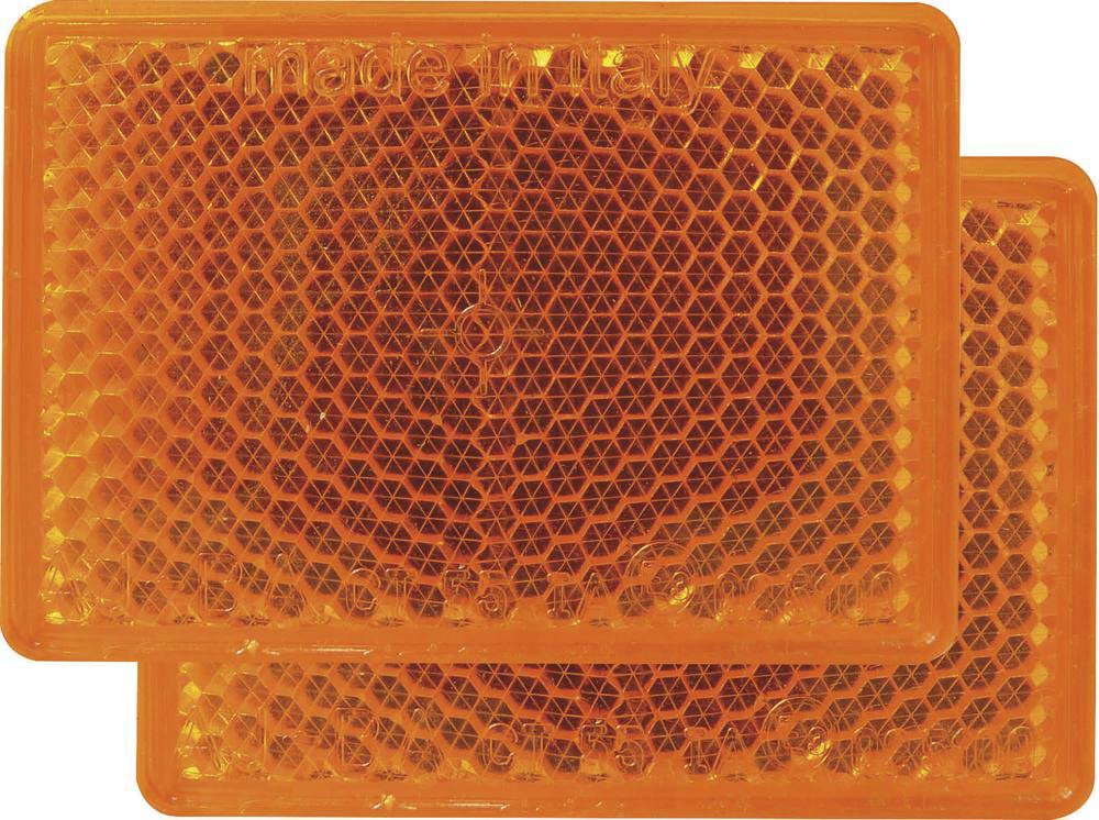 Catadioptre rectang. adhesif orange AJ.BA - 16155