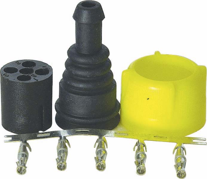 KIT SOCLE CONNEXION FP 18 GAUCHE, JAUNE SOUS COQUE -16190