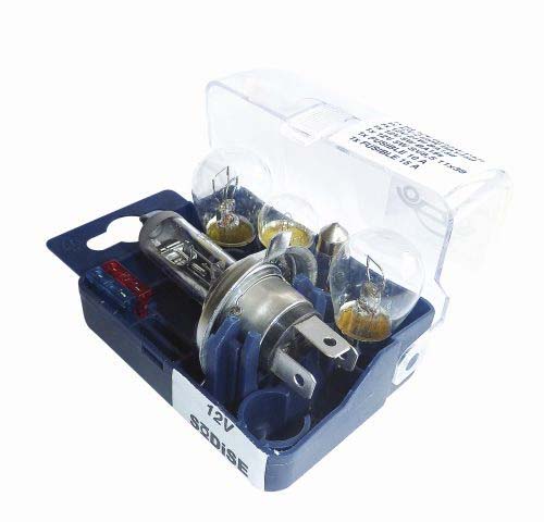 Coffret de secours compact d'ampoules h4 p43 12v SODELEC - 16283