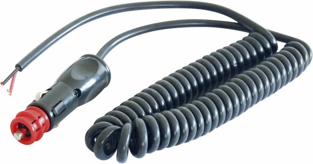 Cordon spiral 3m avec prise - SODISE - 16338