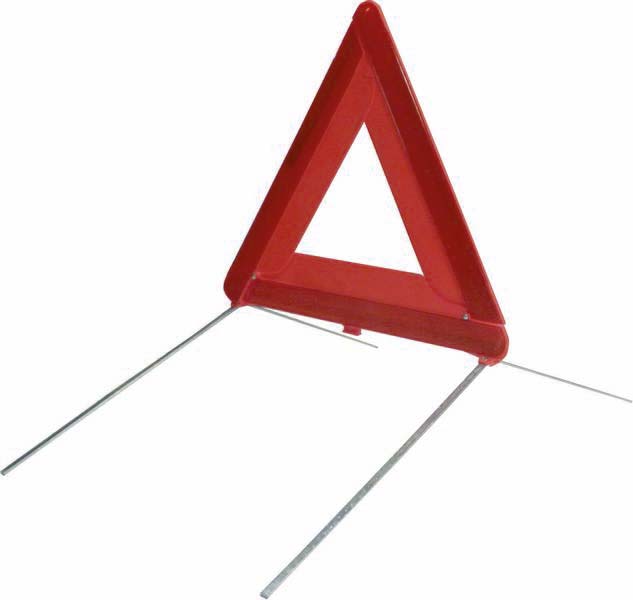 Triangle de présignalisation 4 pieds - boîtier plastique - 16410