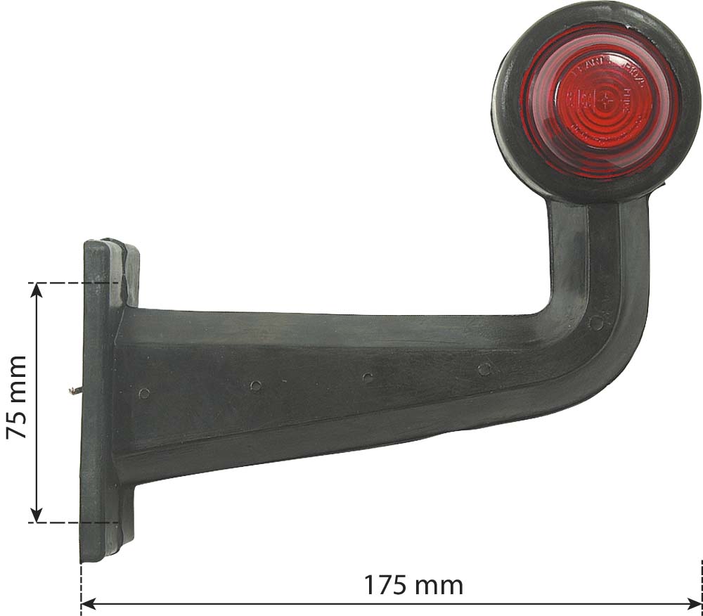 Feu de gabarit coude bicolore AJ.BA - 16449