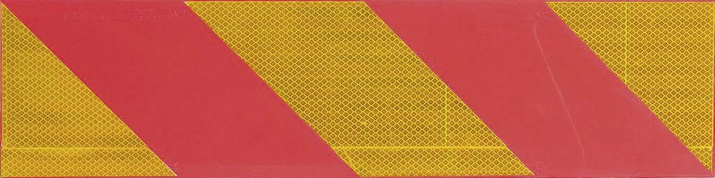 Plaque ABS réfléchissante poids lourds 565x140mm - lot de 2 pcs VIGNAL LIGHTING GROUP - 16498