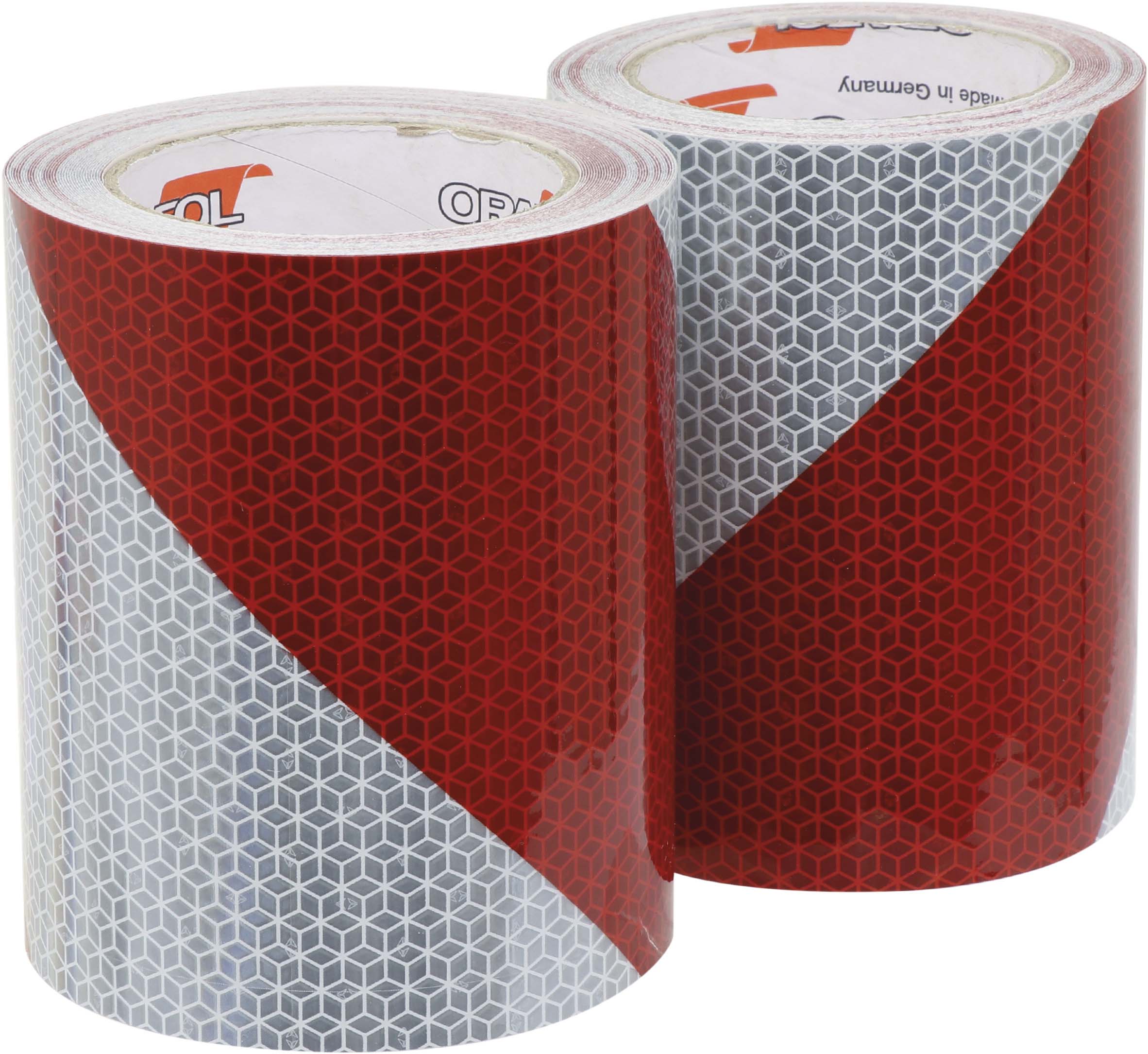 Bande rétroréfléchissante adhésive inclinée class 2 2x9m - lot côté droit et gauche - 16521