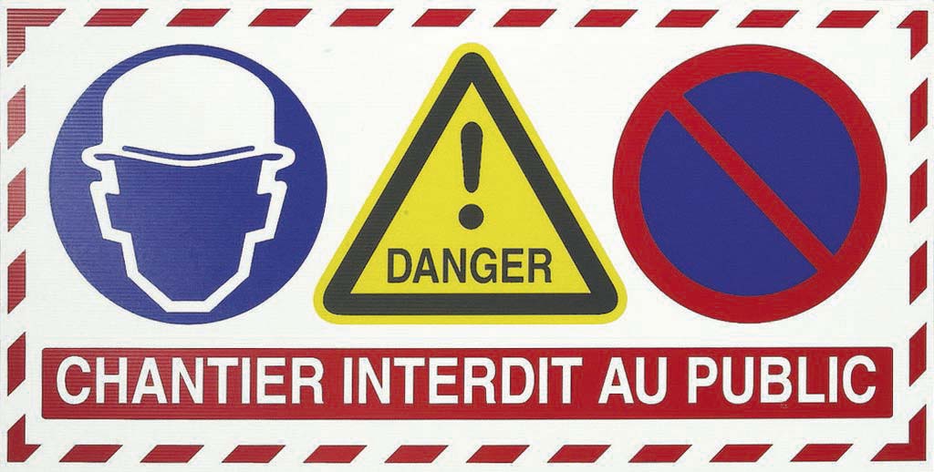 Panneau de signalisation 4 en 1 - 16555