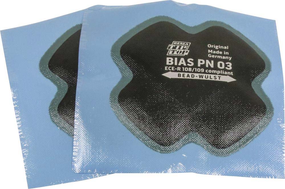 Emplâtre pour pneus PN 04 2 plis 120mm - de 2 pcs REMA TIP TOP - 16595