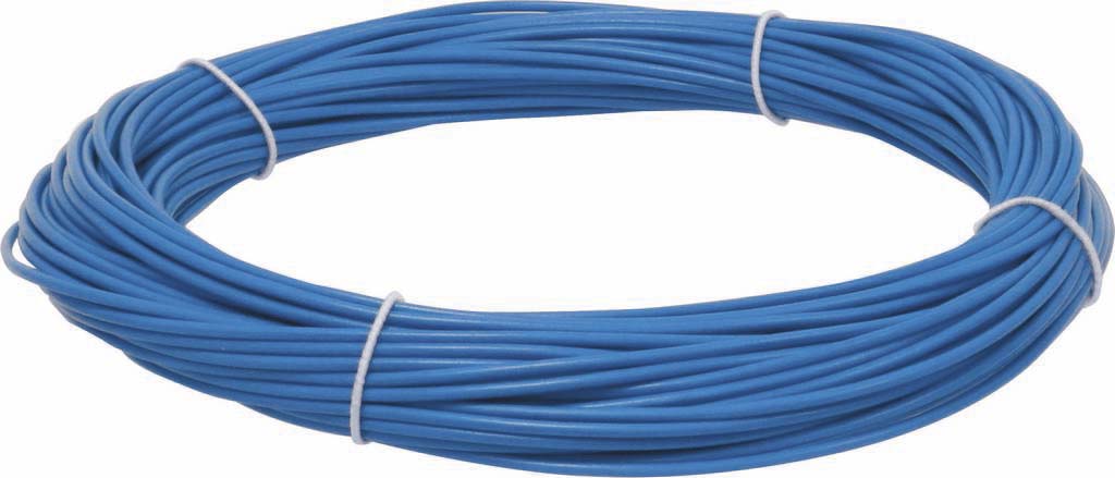 Fils de câblage souple 0,75mm² bleu - 25m - 16699