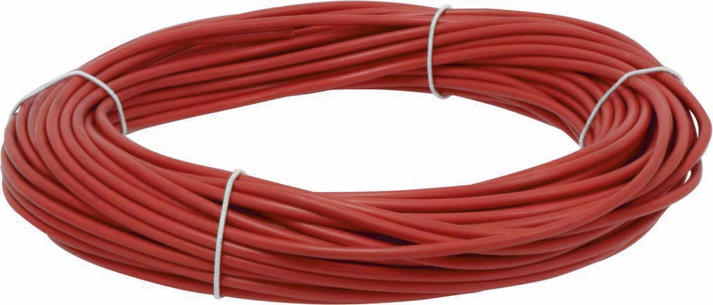 Fil monoconducteur 25mm² rouge 25m - 16726