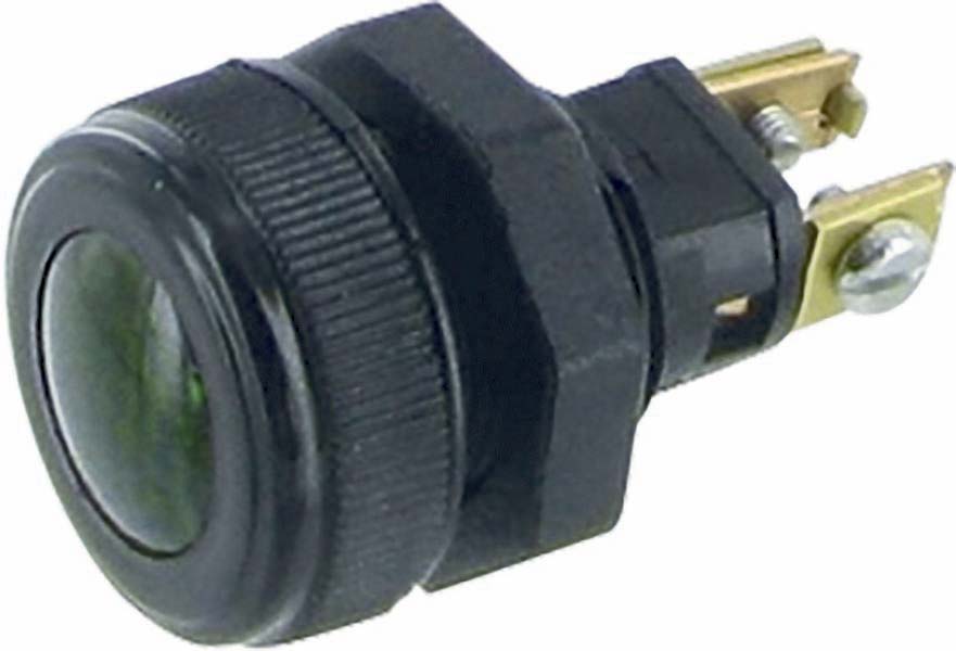 Voyant rond illumine wedge 12w vert en blister SODELEC - 16738