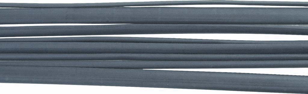 Gaine thermorétractable 8 barres de 4,8 à 12,7mm 1,22m 2:1 - 16795