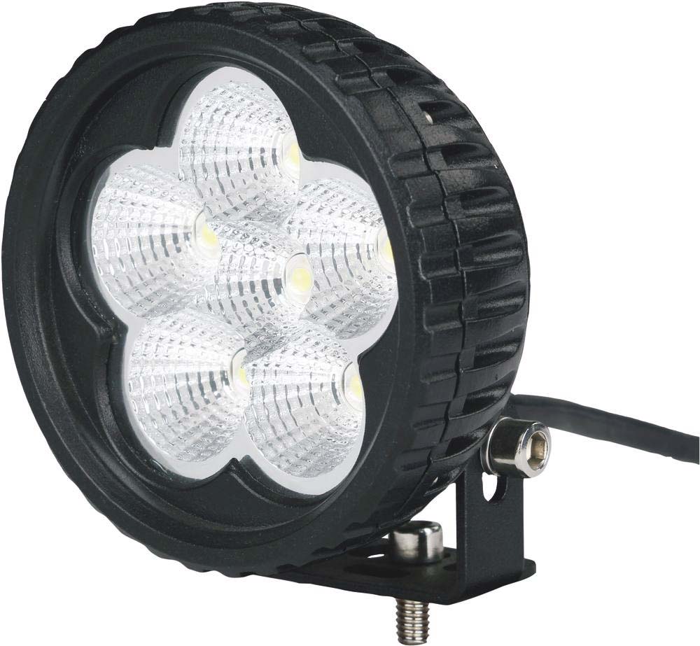 Phare de travail rond 6 led 18w 1200 lumens longue portee SCHRADER - 17042