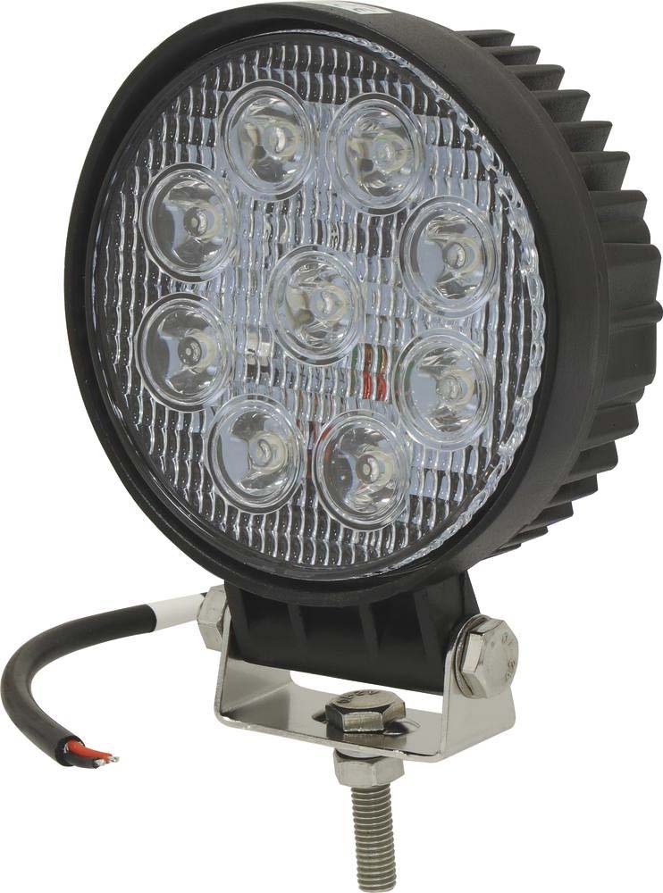 Phare de travail rond LED 10/32V 27W 1800 lumens faisceau longue portée SODIFLASH - 17060