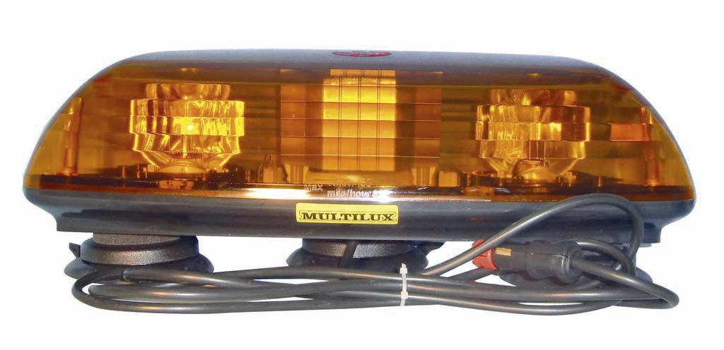 Rampe de gyrophares halogène 12/24V 500mm magnétique CEA - 17112
