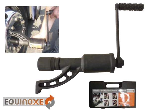 Démultiplicateur de force + 1 rallonge + 1 poignée + 2 douille 32 DRAKKAR TOOLS - 17118