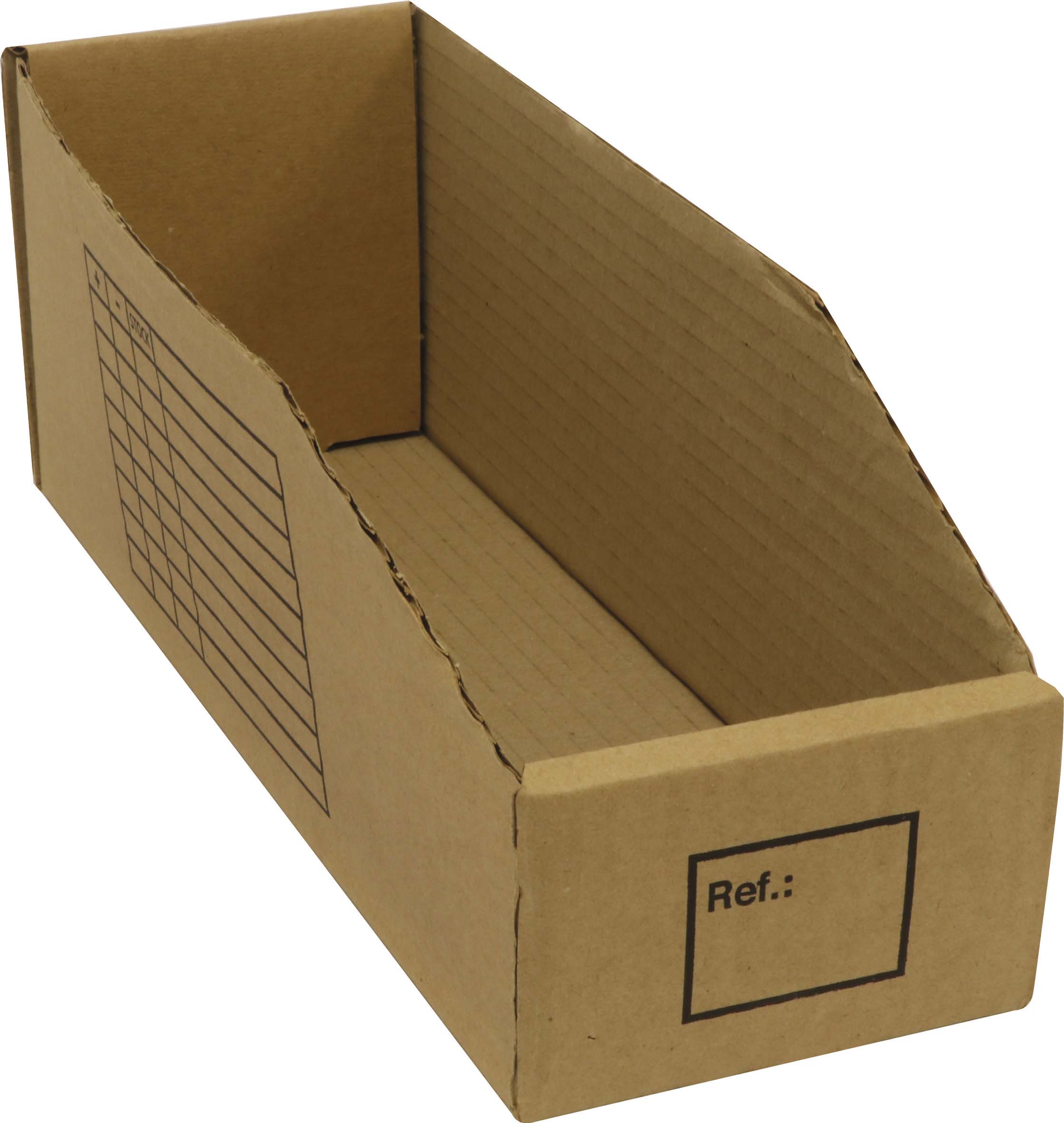 BOITE A BEC EN CARTON BRUN 300X100X110MM -17224