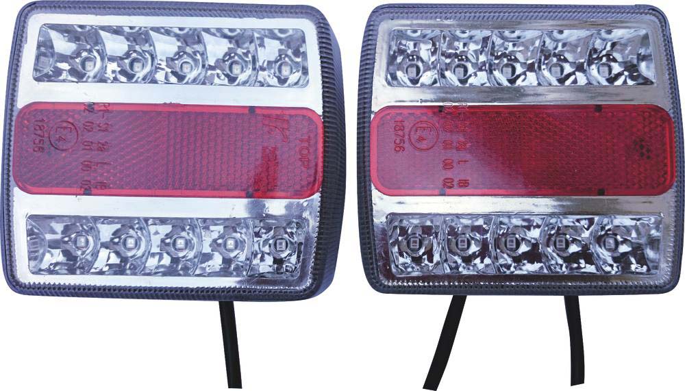 Kit signal. 7m50 a fixer a led entre feux 2.5m blanc/ro SODIFLASH - 17232