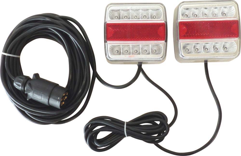 Kit signal.7m50 magnetique a led entre feux 2.5m rouge/blanc SODIFLASH - 17237