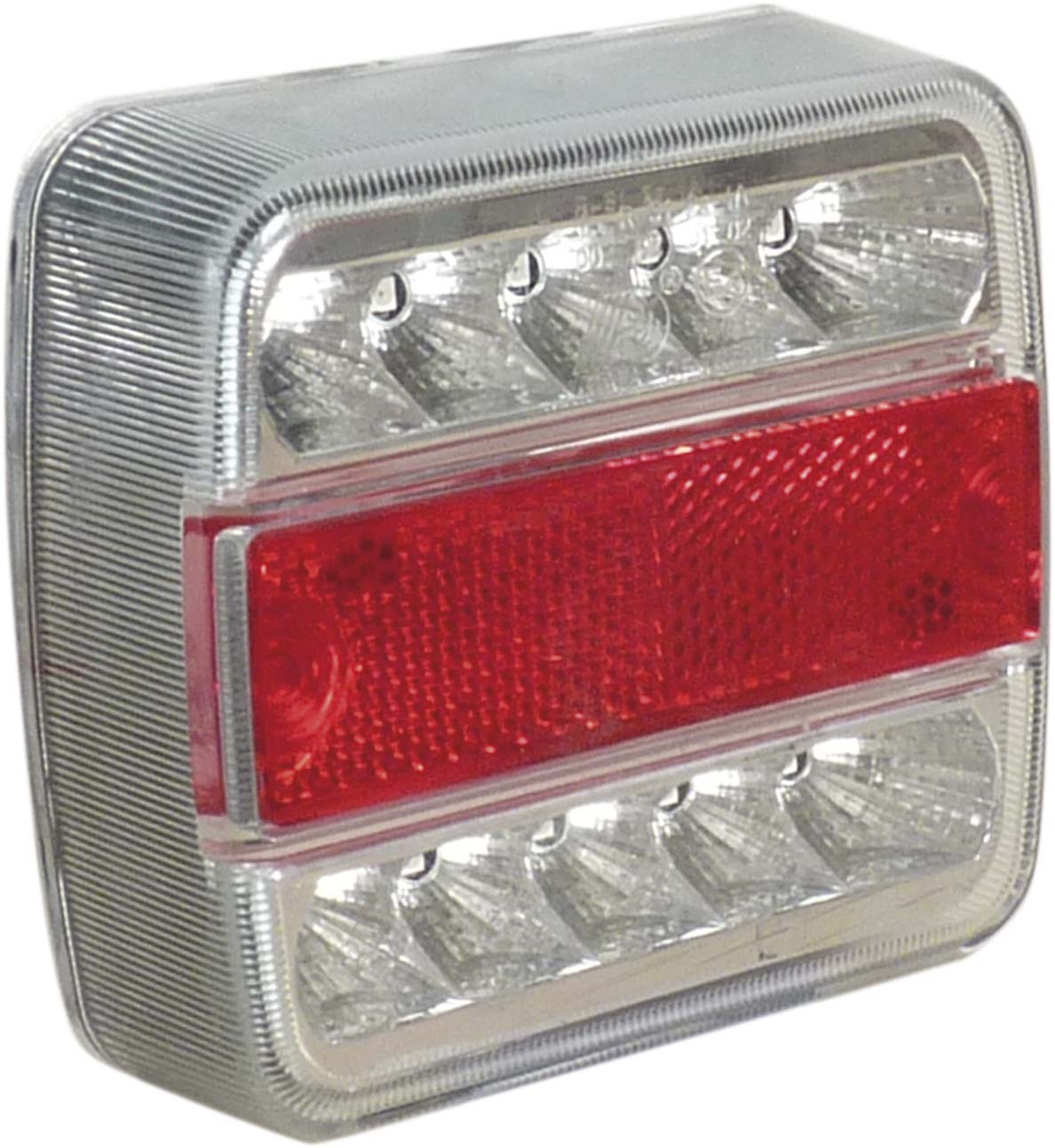 Lanterne 4 fonctions carree a leds blanc/rouge SODIFLASH - 17250