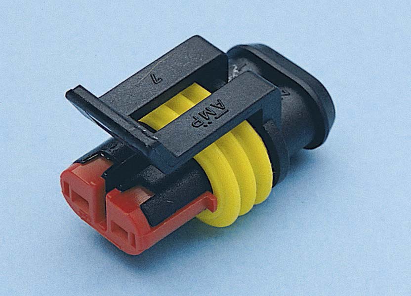 Lot 10 connect etanche 15mm p/ fiche femelle 2 plots - 17319