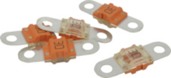 5 FUSIBLES MIDI SERIE 55 32V 100A BLEU 40*12 D53MM - 17341