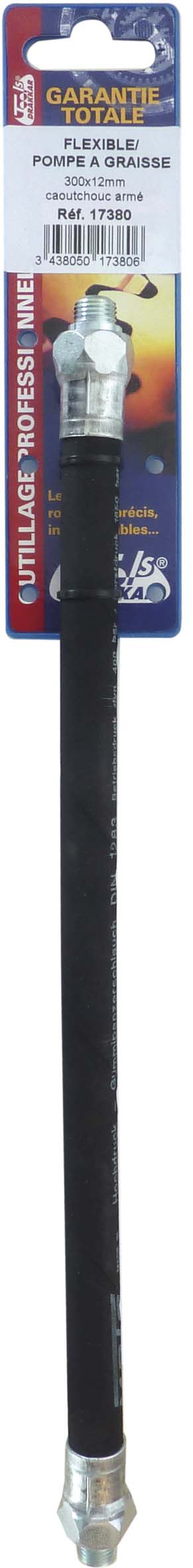 Flexible 300mm caoutchouc arme s/carte - 17380