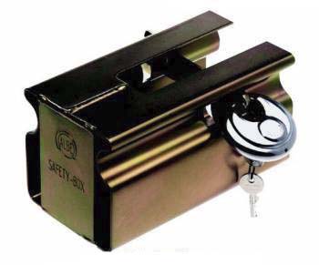 Antivol de remorque avec cadenas - type cage - 17525