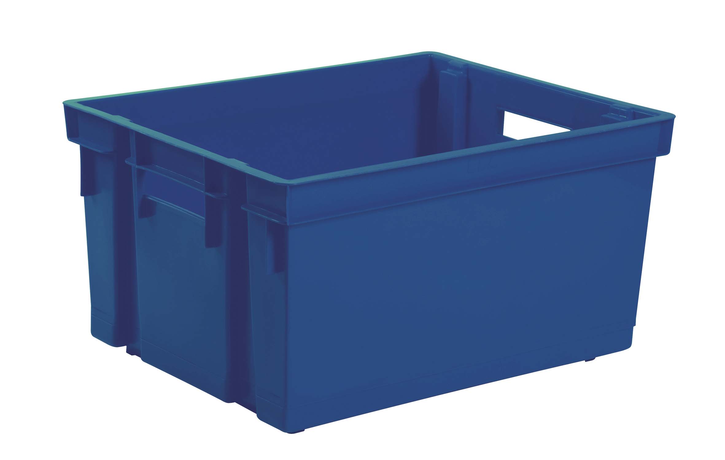 Bac de rangement bleu 30l 441x345x235mm EDA - 17759