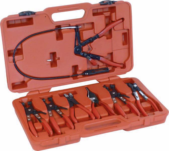 Pince à collier de serrage - coffret de 9 pcs DRAKKAR TOOLS - 17973