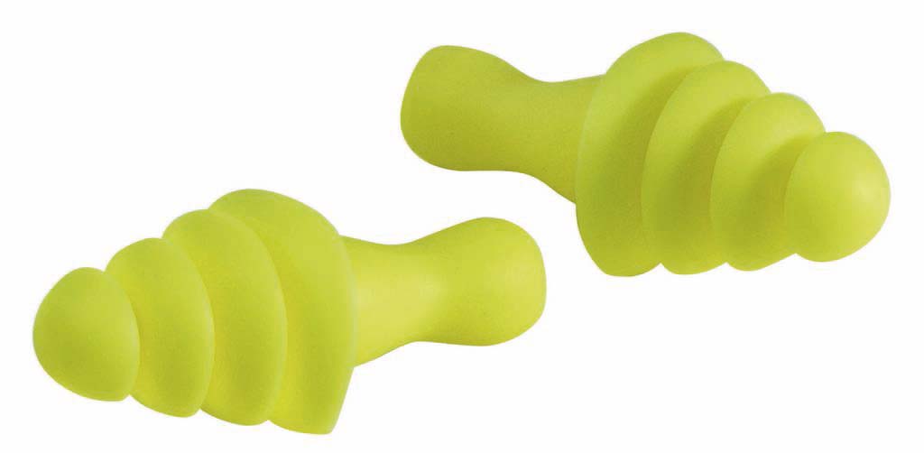 Boite de 100 bouchons anti-bruit reutilisables avec corde amovible - 18263