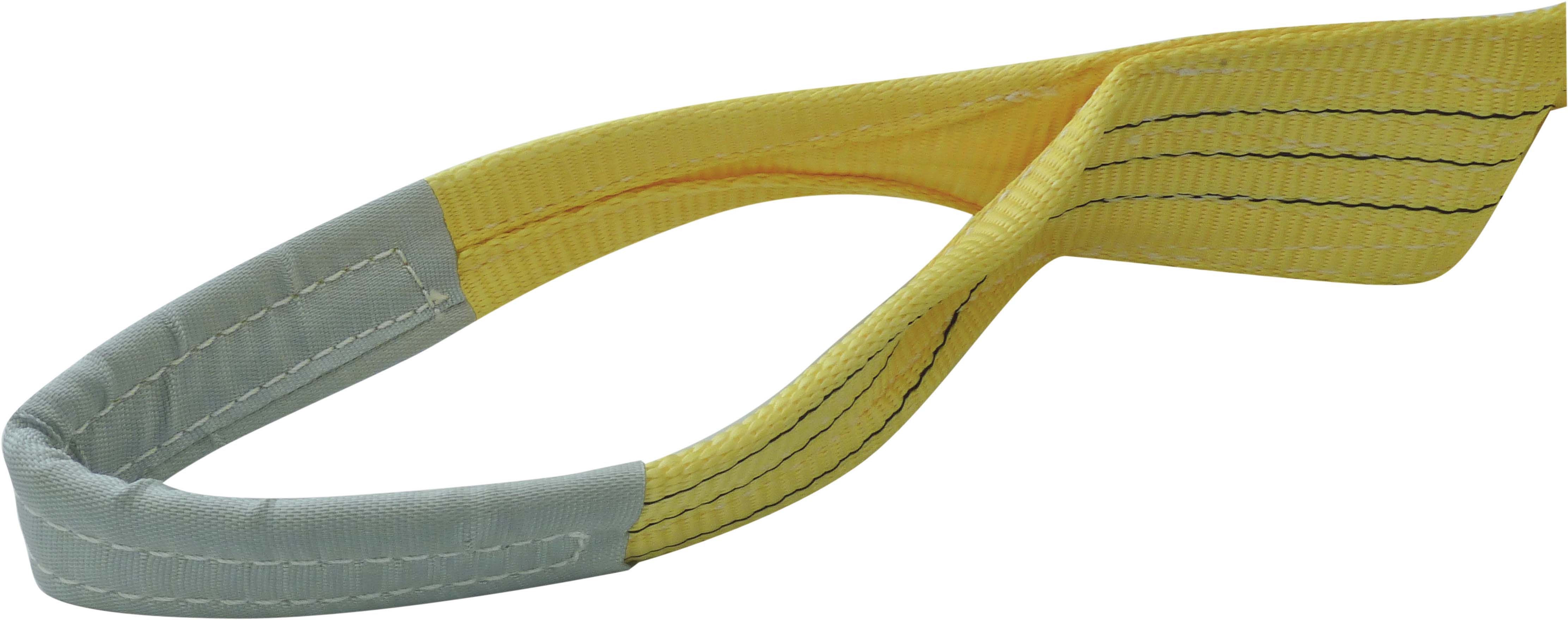 Elingue plate ARRIMUP avec boucles 90mm 3T 2,5m jaune - 18453