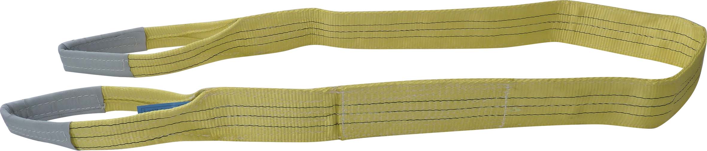 Elingue plate ARRIMUP avec boucles 90mm 3T 2,5m jaune - 18453