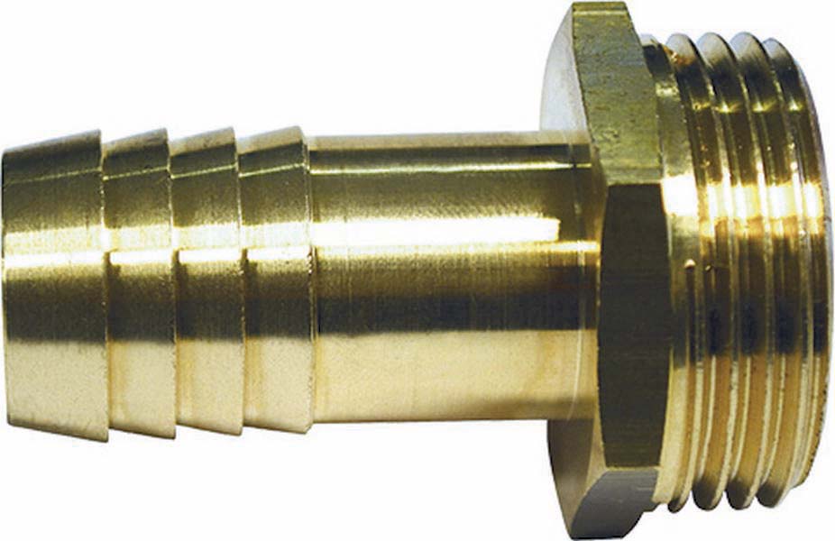 Embout laiton male sur cran 20.5 33x42 p/ tuyau diam 19 BOUTTE - 18745